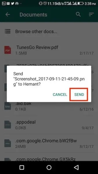 آموزش ارسال عکس و تصویر در واتساپ بدون افت کیفیت