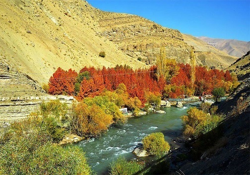 طبیعت رودخانه کرج
