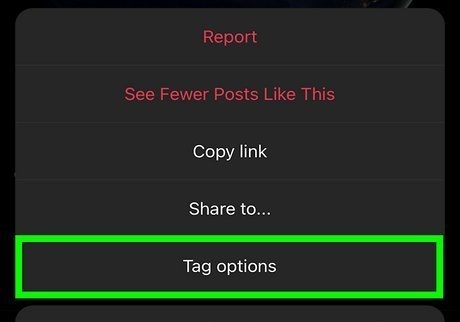 قابلیت Tap Tag Options