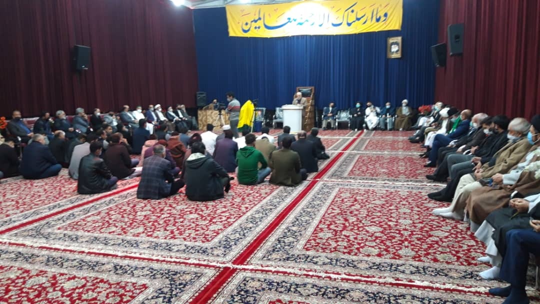 برگزاری مراسم جشن مبعث پیامبر با حضور علمای شیعه و اهل سنت در مشهد برگزاری مراسم جشن مبعث پیامبر با حضور علمای شیعه و اهل سنت در مشهد