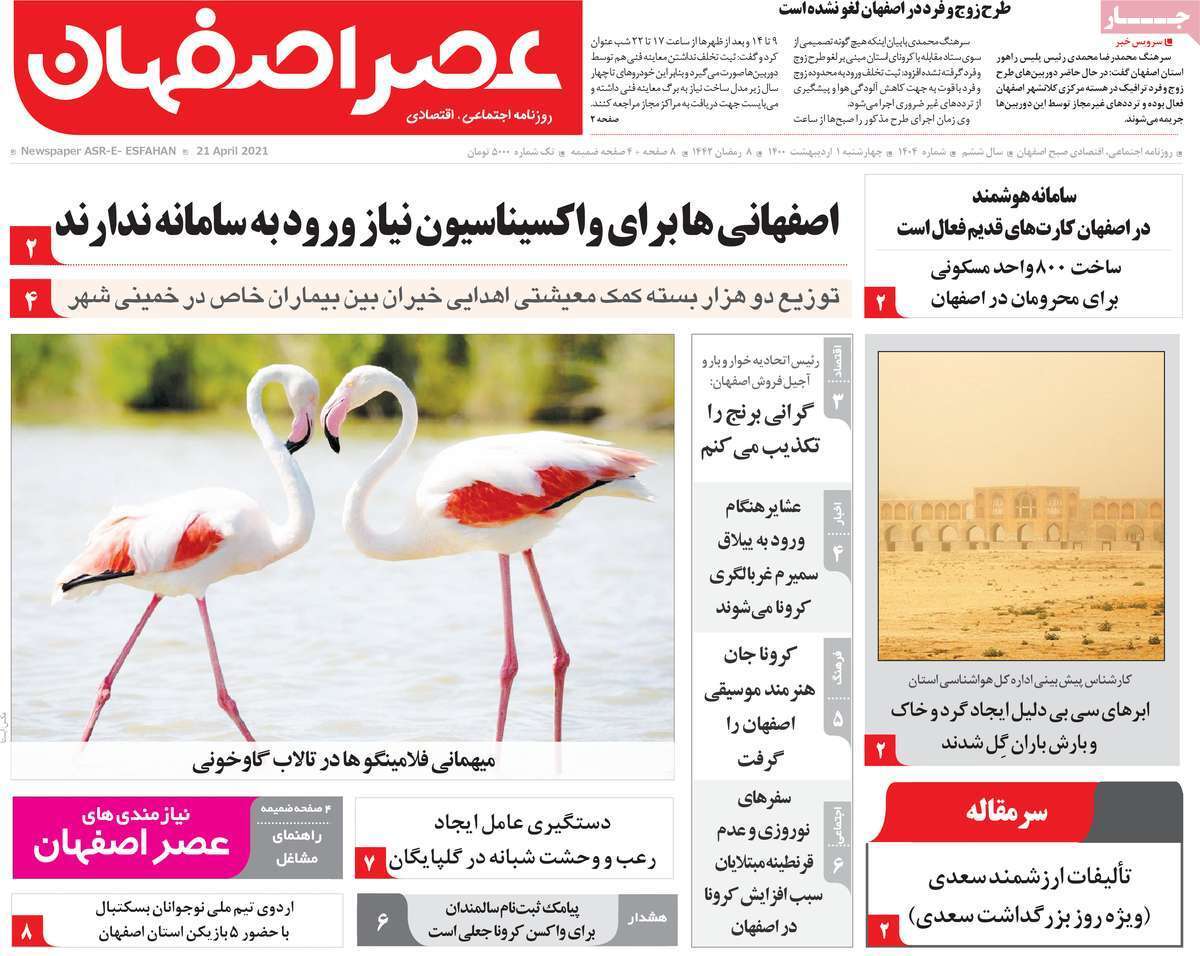 دل خوشی های آماری/ میهمانی فلامینگوها در تالاب گاوخونی