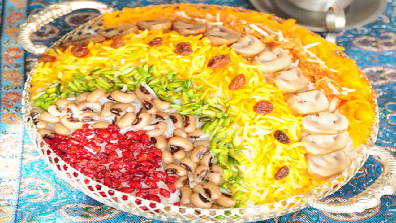 طرز تهیه پلوی آجیلی شیک و خوشمزه