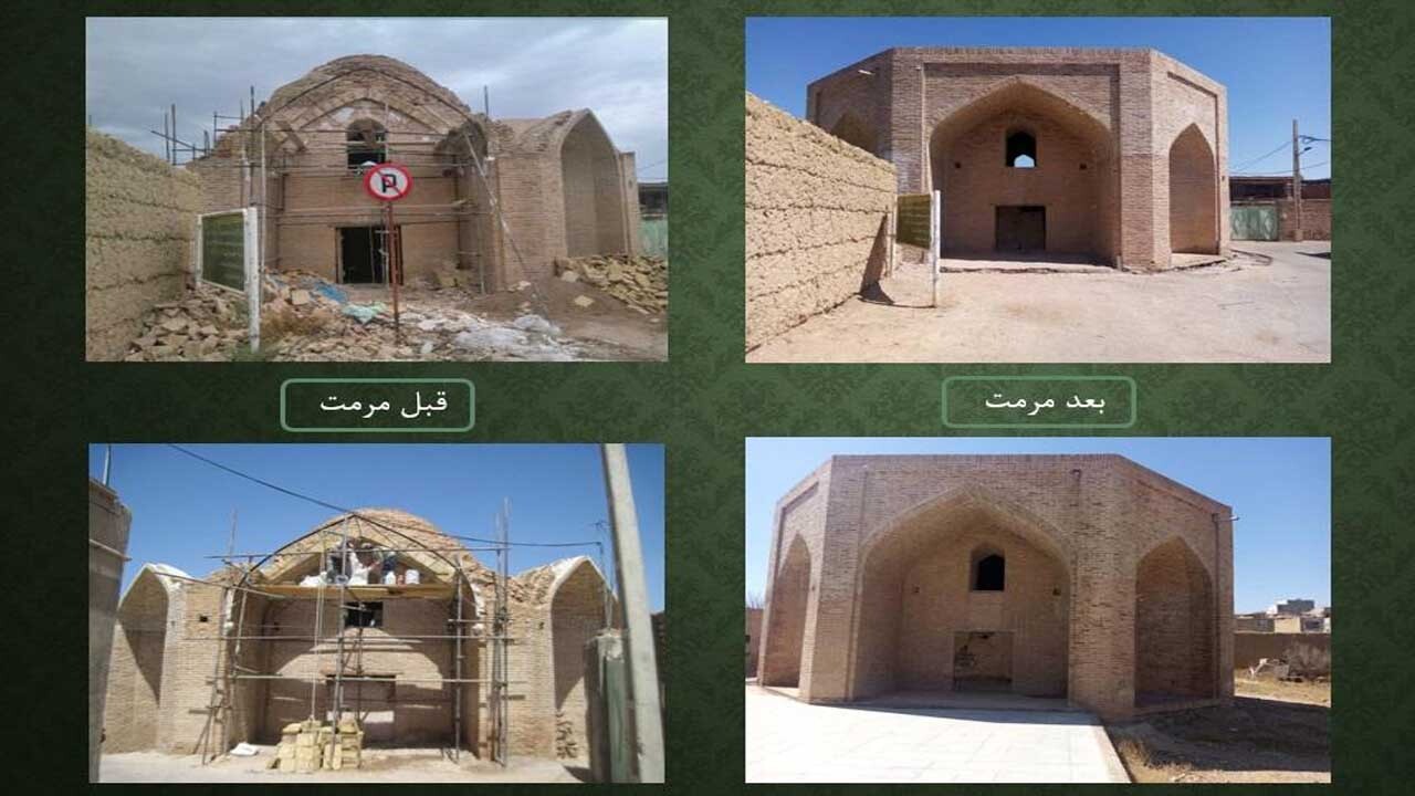 مرمت ۳۴ اثر تاریخی شاخص خراسان شمالی در سال ۹۹