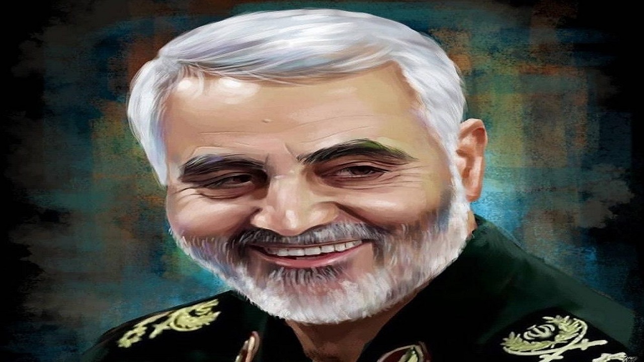 آزادی از حصار زندان با نقاشی سردار سلیمانی
