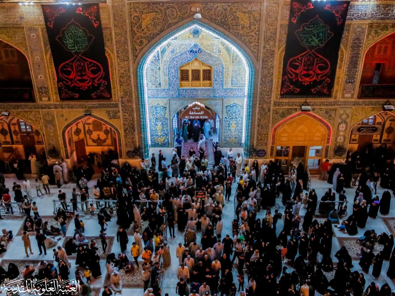 سیاهپوش شدن حرم امیرالمومنین(ع) در آستانه لیالی قدر +عکس