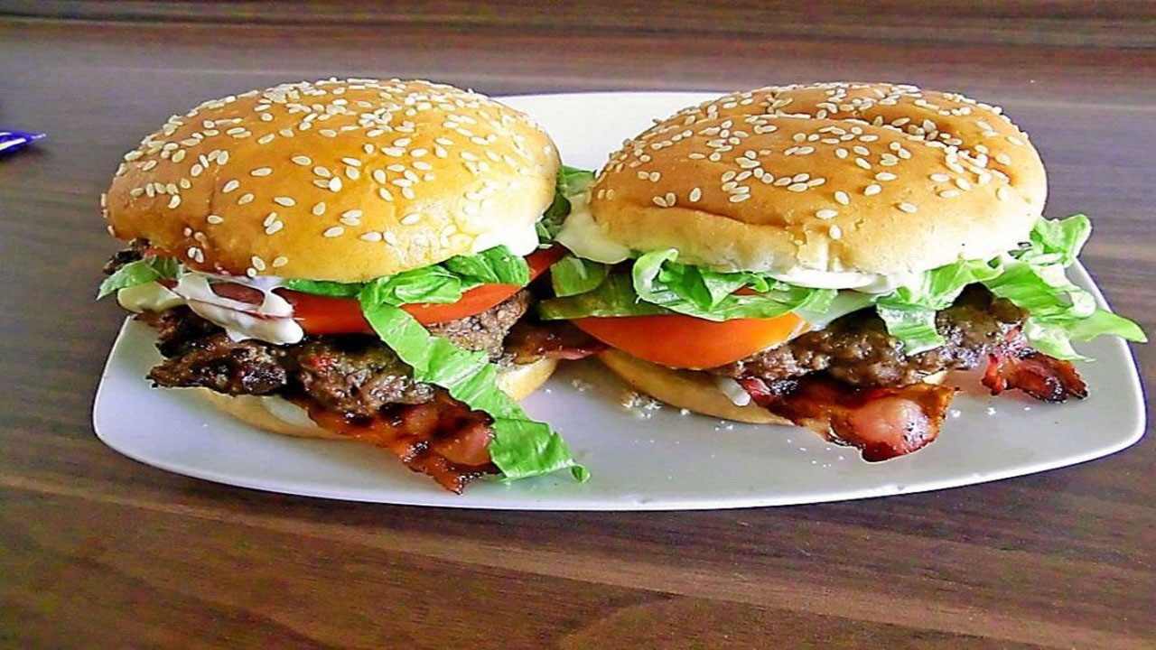 همبرگر رژیمی بادمجان و قارچ + دستور تهیه