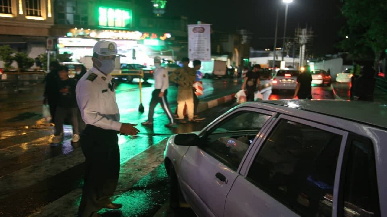 آماده باش پلیس راهور تهران در شب قدر ١۴٠٠