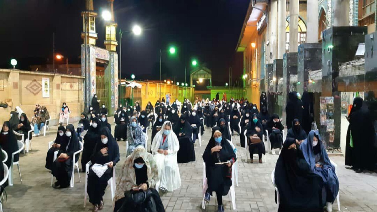 طنین یا طبیب من لا طبیب له در نخستین شب قدر کرونایی ۱۴۰۰ + تصاویر