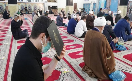 طنین یا طبیب من لا طبیب له در نخستین شب قدر کرونایی ۱۴۰۰ + تصاویر