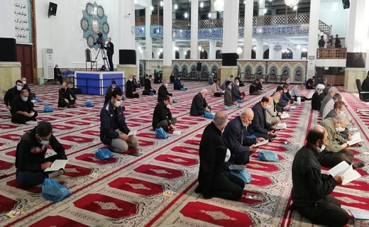 طنین یا طبیب من لا طبیب له در نخستین شب قدر کرونایی ۱۴۰۰ + تصاویر