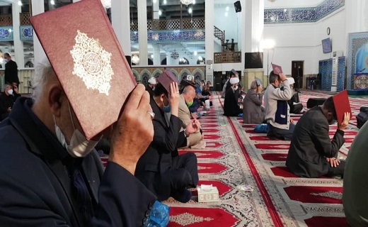 طنین یا طبیب من لا طبیب له در نخستین شب قدر کرونایی ۱۴۰۰ + تصاویر