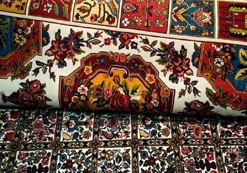 چشمانداز باغ دلگشای ایرانی در فرش ایران چشمانداز باغ دلگشای ایرانی در فرش ایران