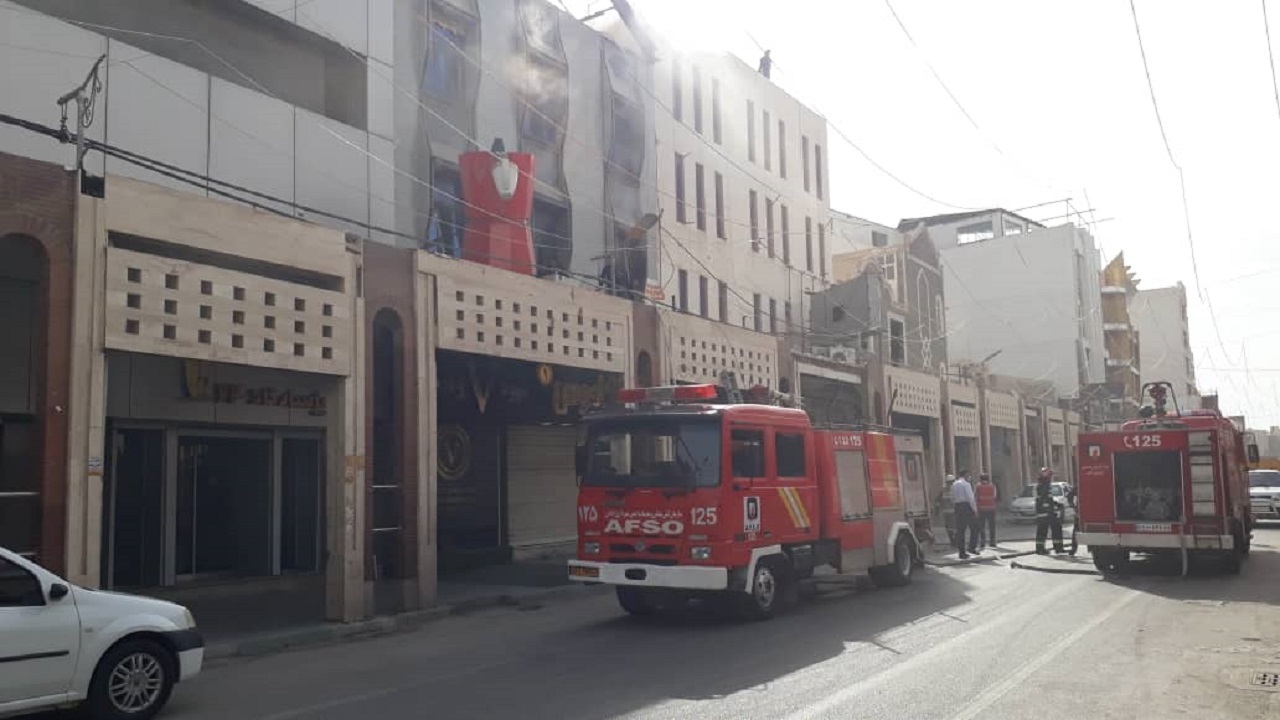 پاساژکادوس ۲ دچار حریق شد