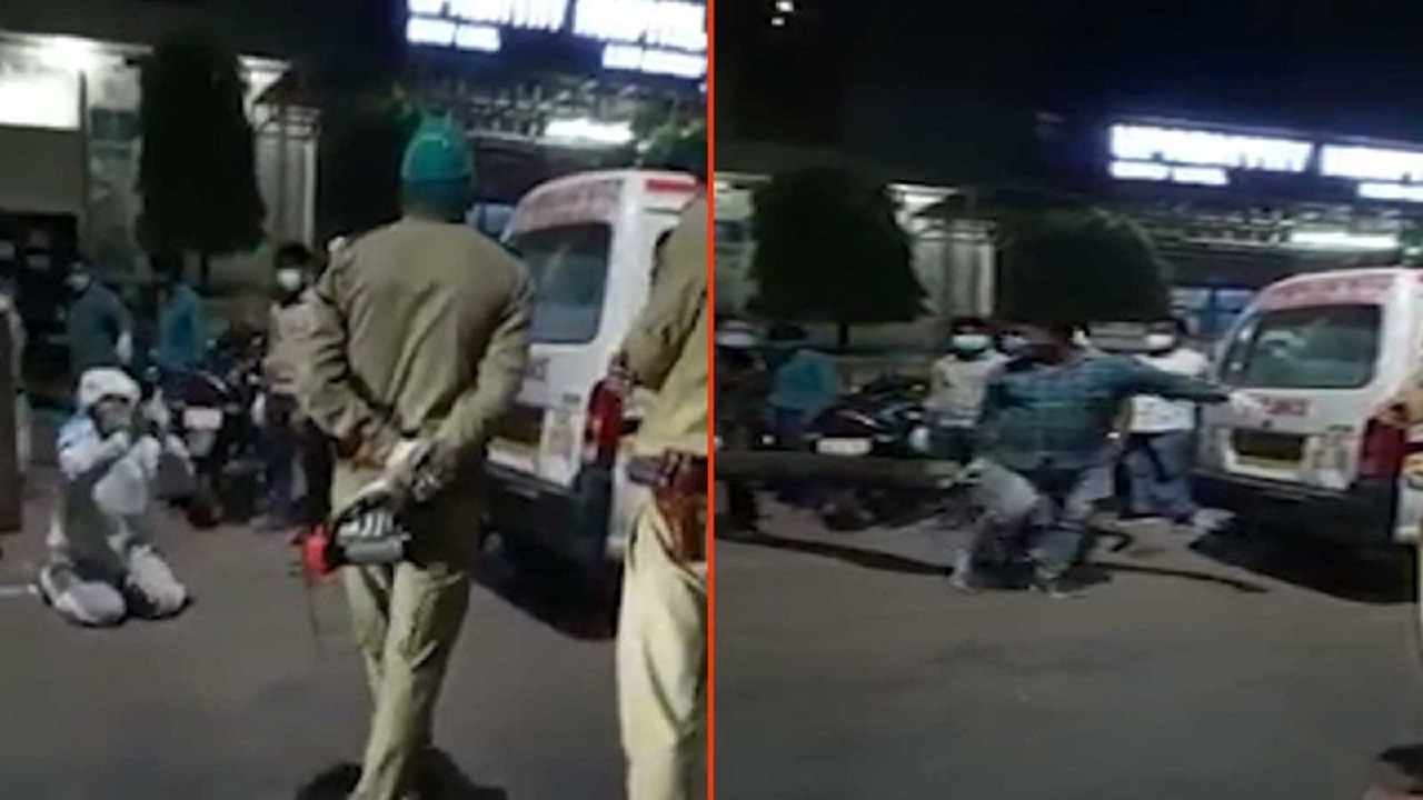 اقدام پلیس هند، مرگ بیمار کرونایی را رقم زد!