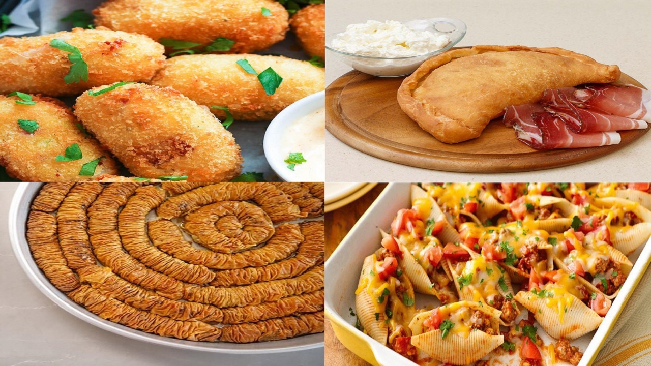 آموزش آشپزی؛ از پانزروتی ایتالیایی و استراتای مرغ و پنیر تا شیرینی متفاوت و خوشمزه محنشا + تصاویر
