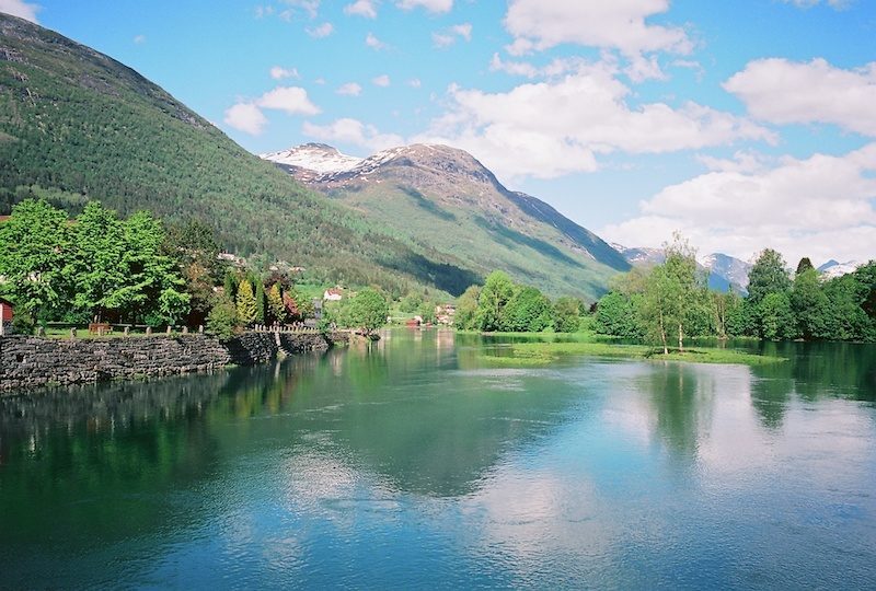 تصاویری زیبا از شهر Stryn در نروژ