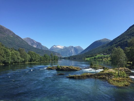 تصاویری زیبا از شهر Stryn در نروژ