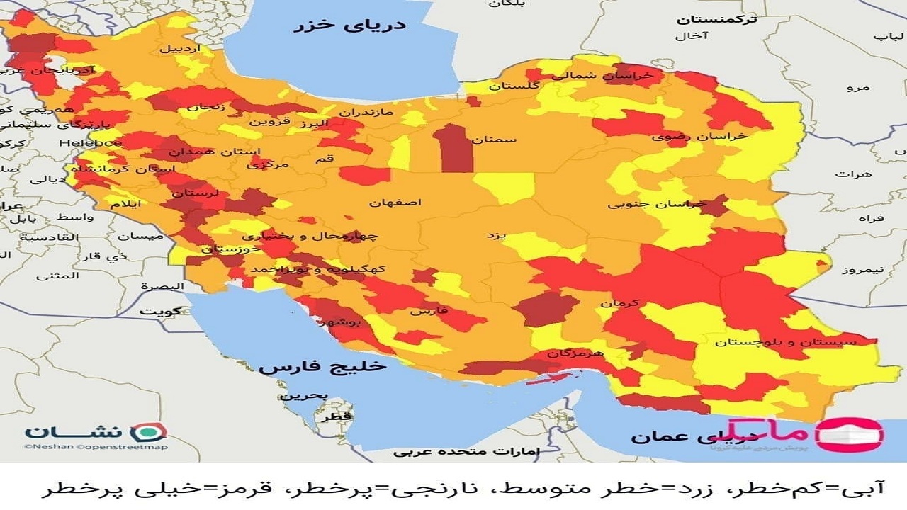 شهرستان‌های قرمز کرونایی بوشهر ۶ تا شدند
