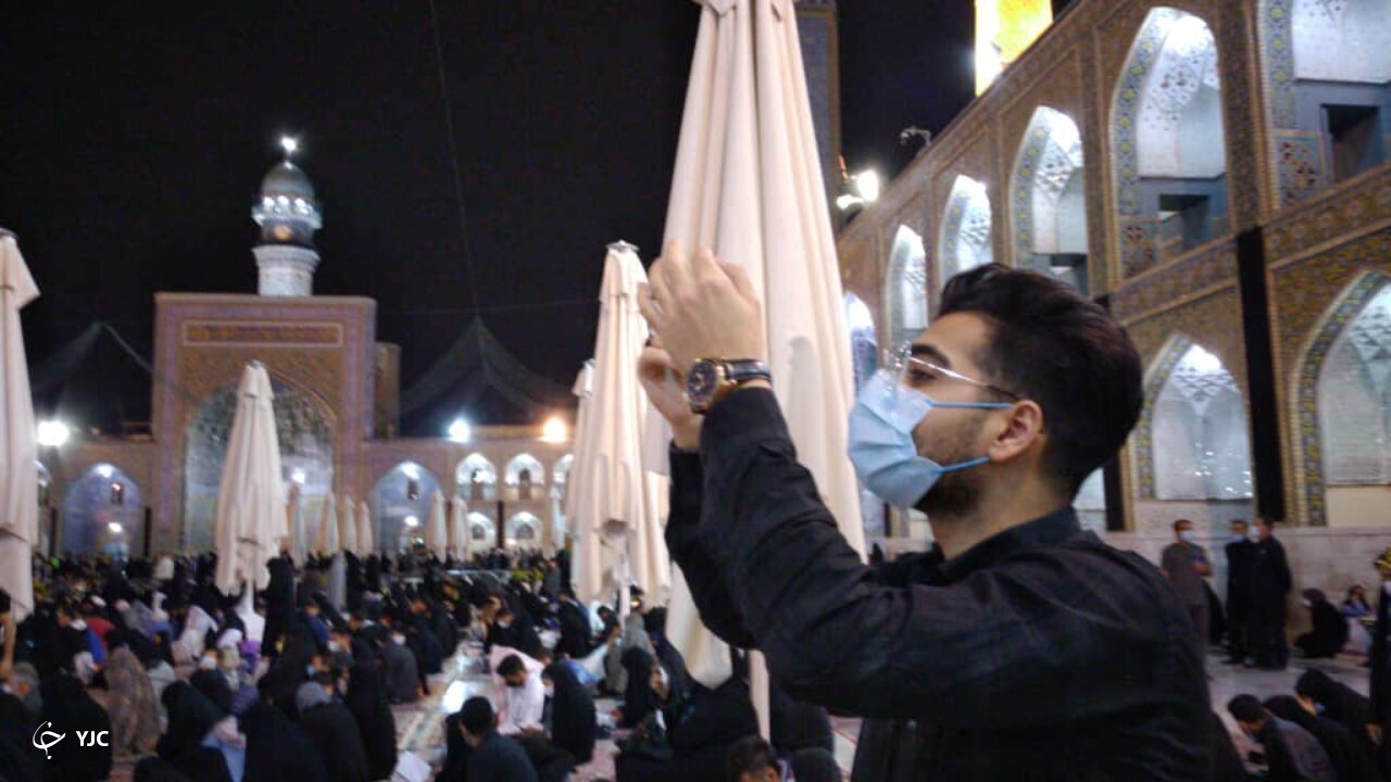 بیست و یکمین شب رمضان در حرم مطهر رضوی