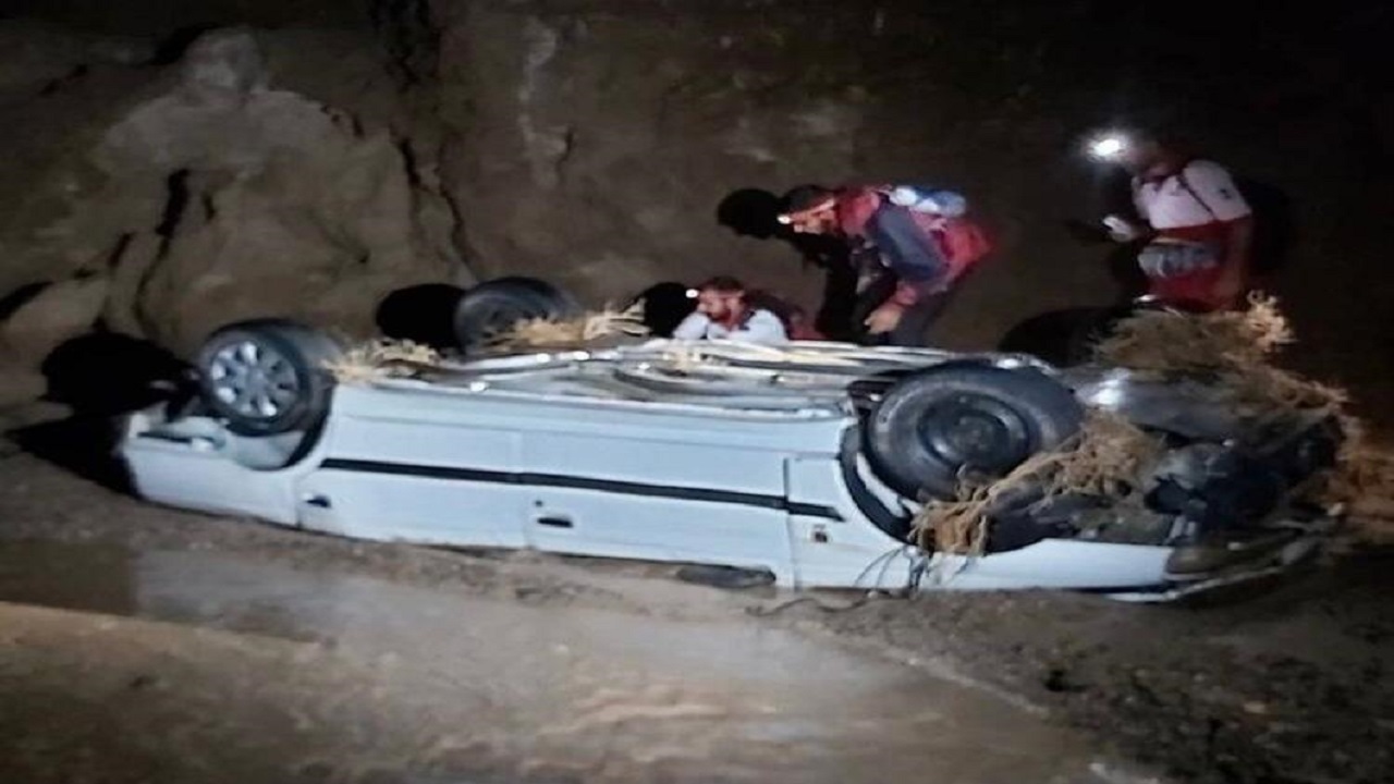 یک نفر قربانی سیل در محور چوپانان اردکان