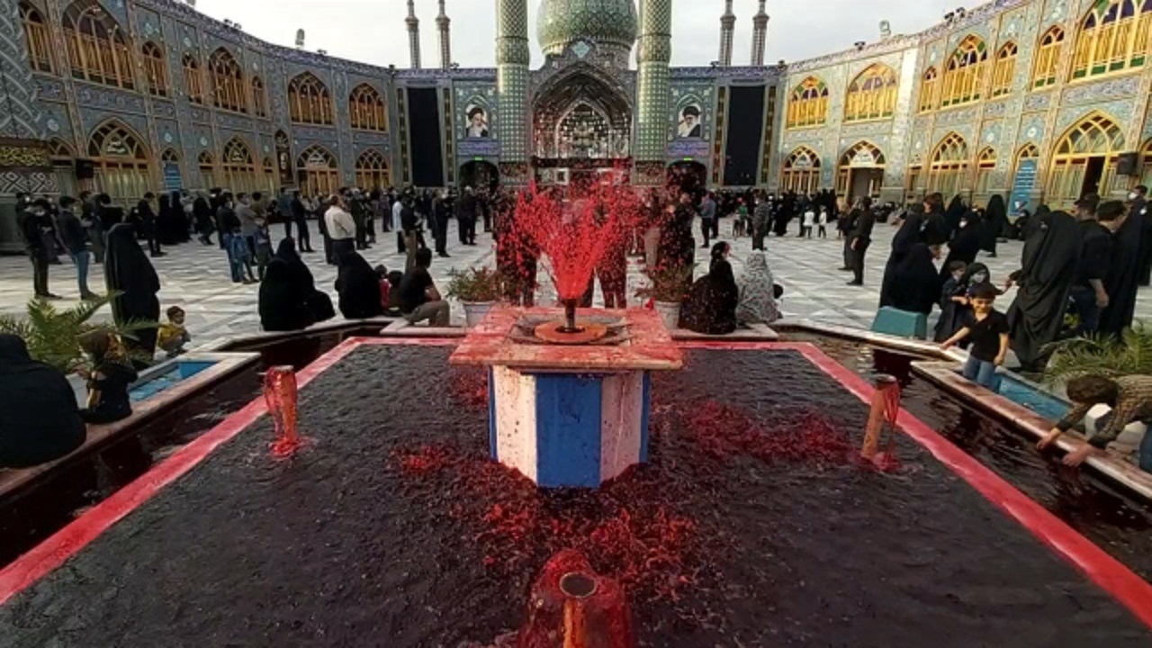 برپایی دسته عزاداری شهادت حضرت علی(ع) در آران وبیدگل + فیلم