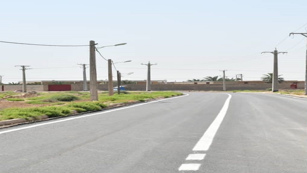 شرکت ملی حفاری جاده روستای العقدا را آسفالت کرد