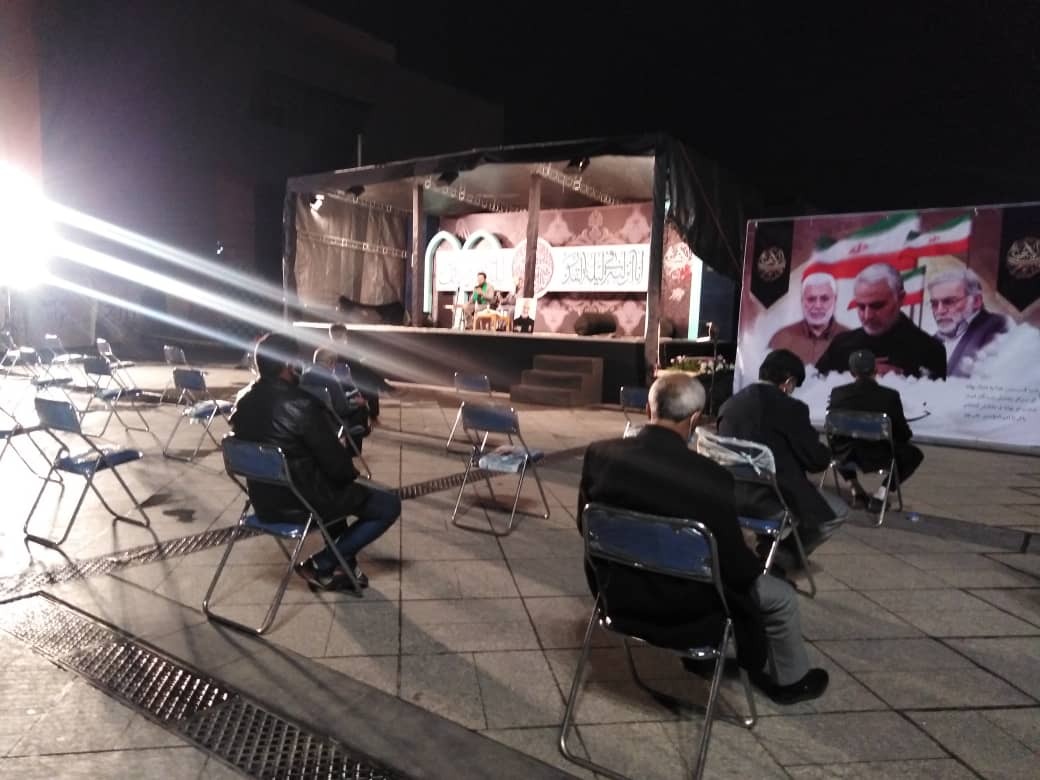 شب قدر در میدان شهدا در مشهد 
