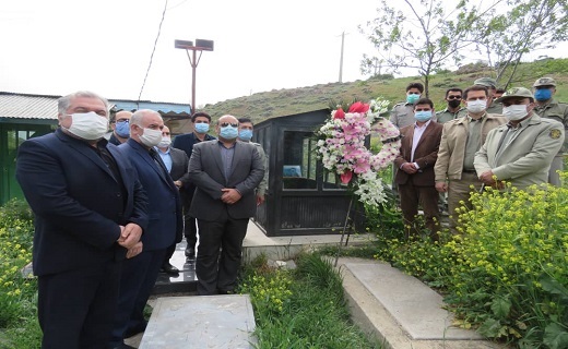 گرامیداشت شهید گیلانی مدافع انفال، جنگلبان ناصر پیروی + تصاویر