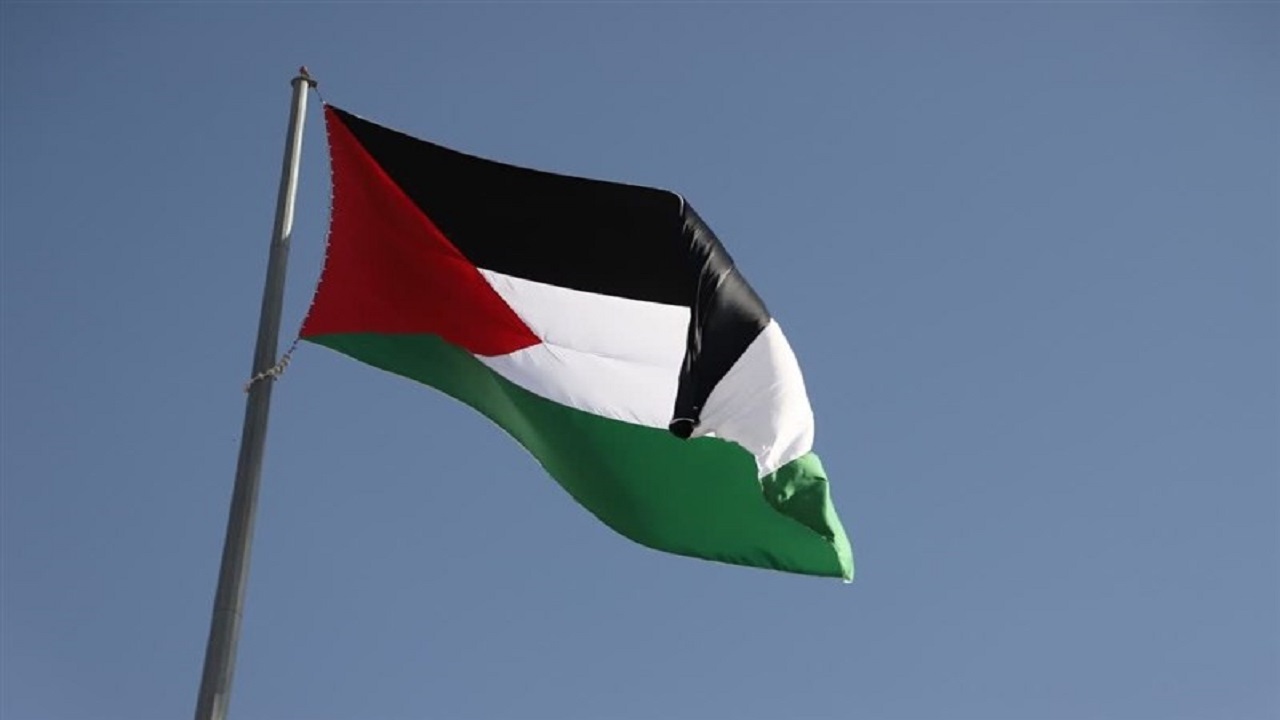 اهتزاز  پرچم فلسطین در اهواز