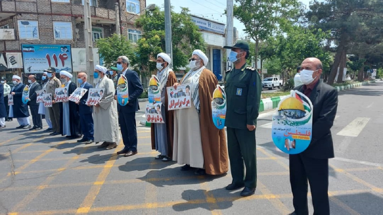 مراسم خودجوش گرامیداشت روز جهانی قدس در تایباد