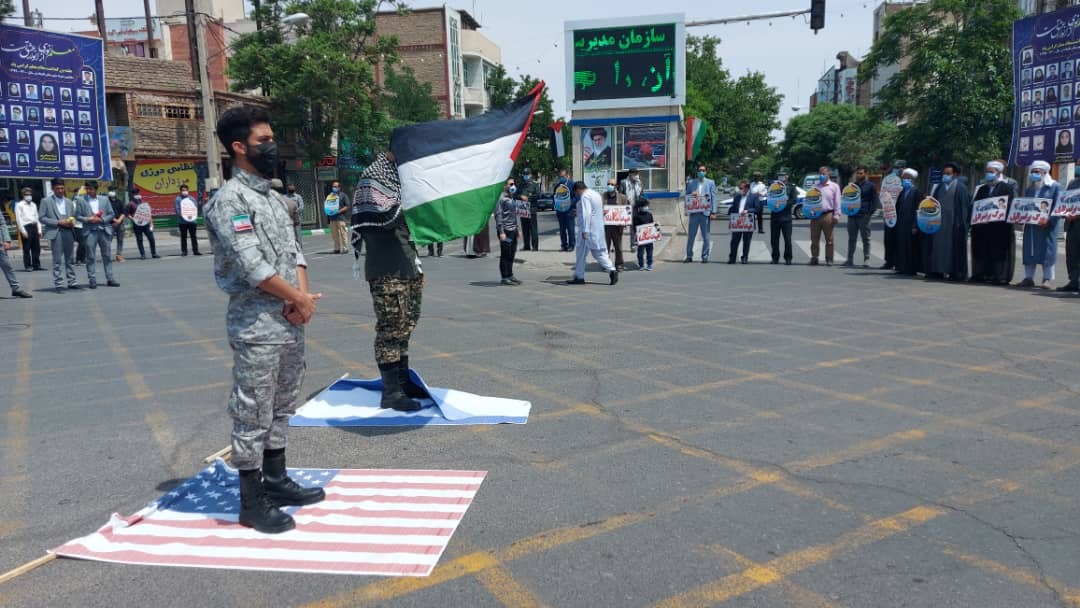 مراسم خودجوش گرامیداشت روز جهانی قدس در تایباد