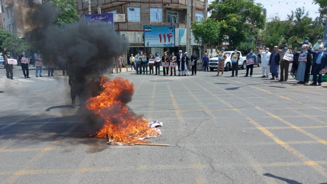 مراسم خودجوش گرامیداشت روز جهانی قدس در تایباد