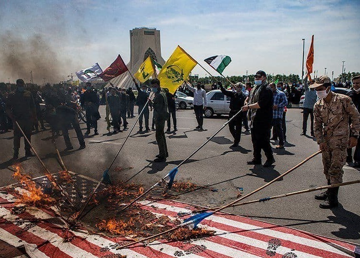 برگزاری مراسم خودجوش روز جهانی قدس در پایتخت + فیلم و تصاویر