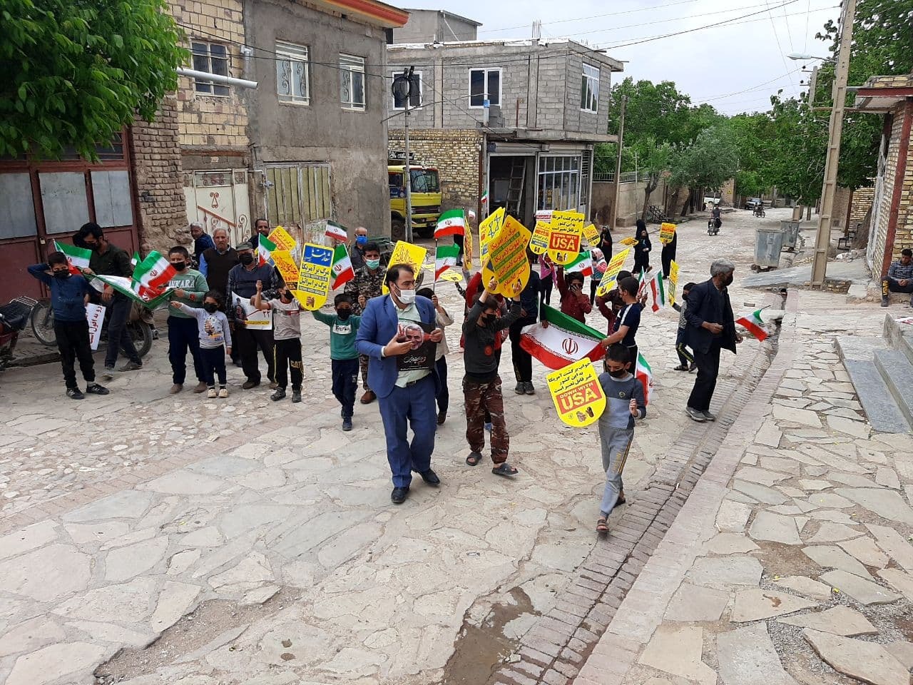 گرامیداشت روز جهانی قدس در روستای توآباد + فیلم و تصاویر
