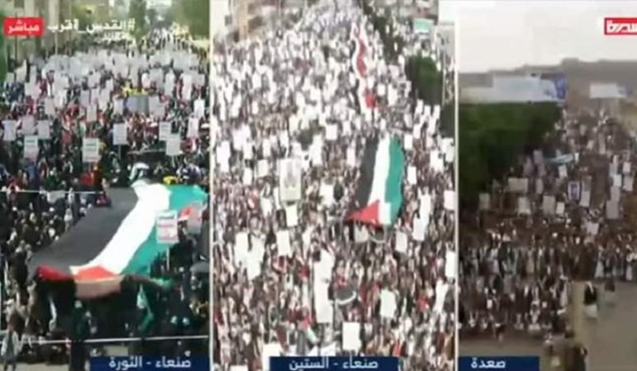 مراسم باشکوه روز جهانی قدس در ۱۴ استان یمن + فیلم