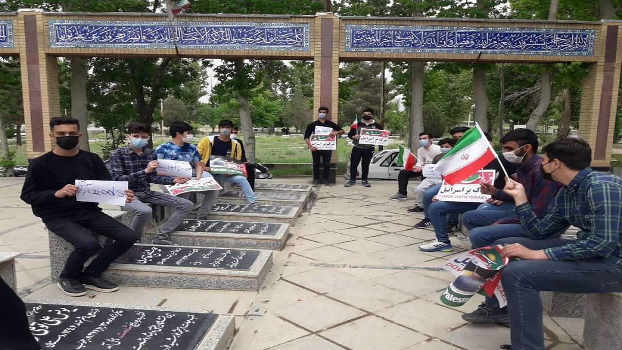 تجمع خود جوش نوجوانان روز قدس در اسد آباد + تصاویر
