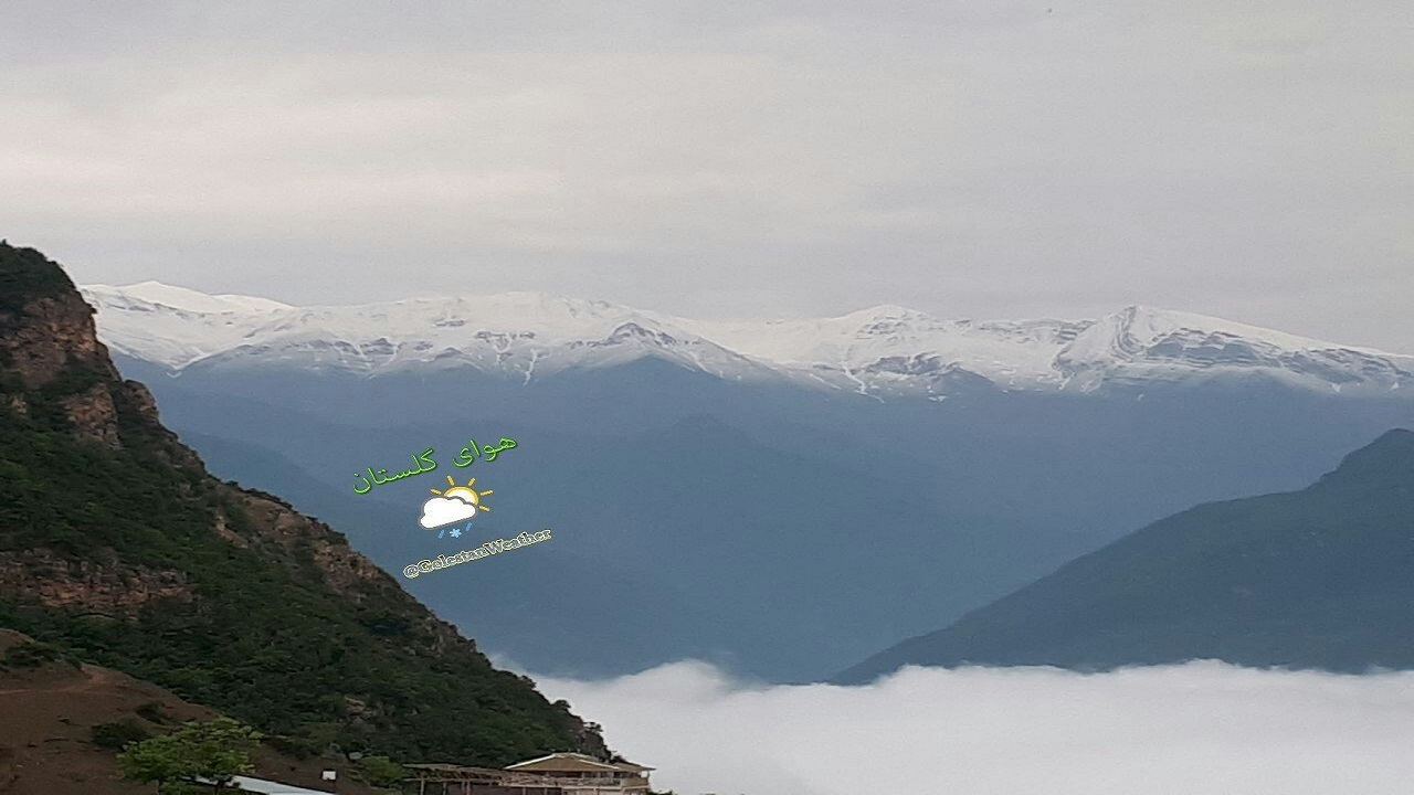 برف بهاری در گلستان