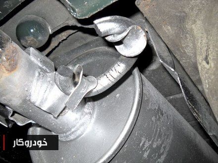 شناسایی و رفع پارگی منجید اگزوز خودرو