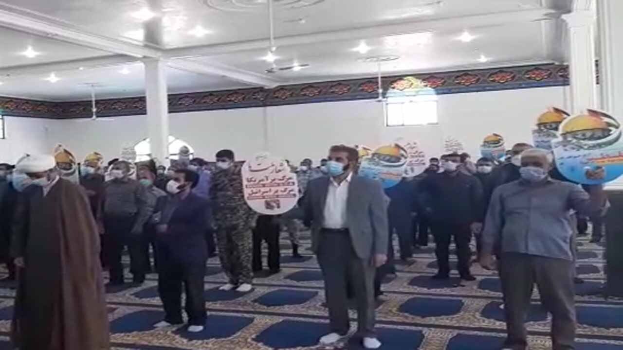 شعار مرگ بر آمریکا و اسرائیل در نرماشیر طنین‌انداز شد + فیلم