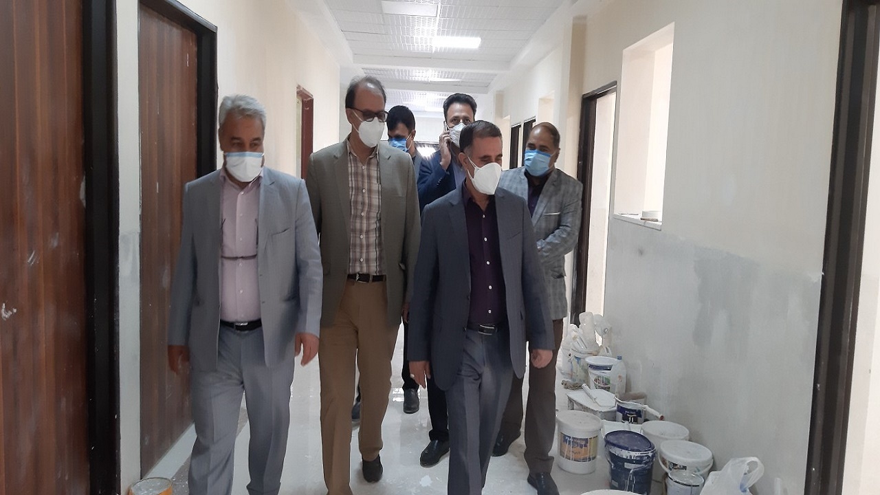 افتتاح بخش ویژه کرونا دربیمارستان امام رضا سیرجان