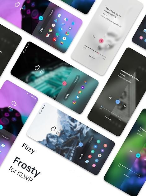دانلود مجموعه والپیپر Frosty for KLWP مخصوص اندروید 5