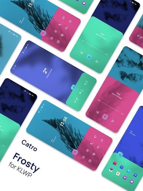 دانلود مجموعه والپیپر Frosty for KLWP مخصوص اندروید 2