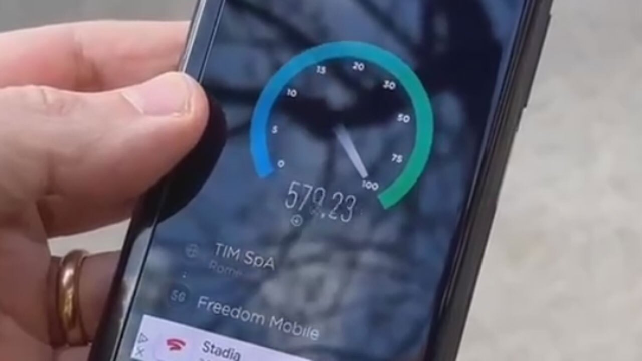 تست سرعت اینترنت نسل پنجم پرچمدار جدید سامسونگ + فیلم