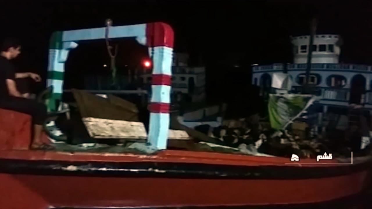 فیلم منتشر شده از کشف دام زنده در نزدیکی جزیره قشم