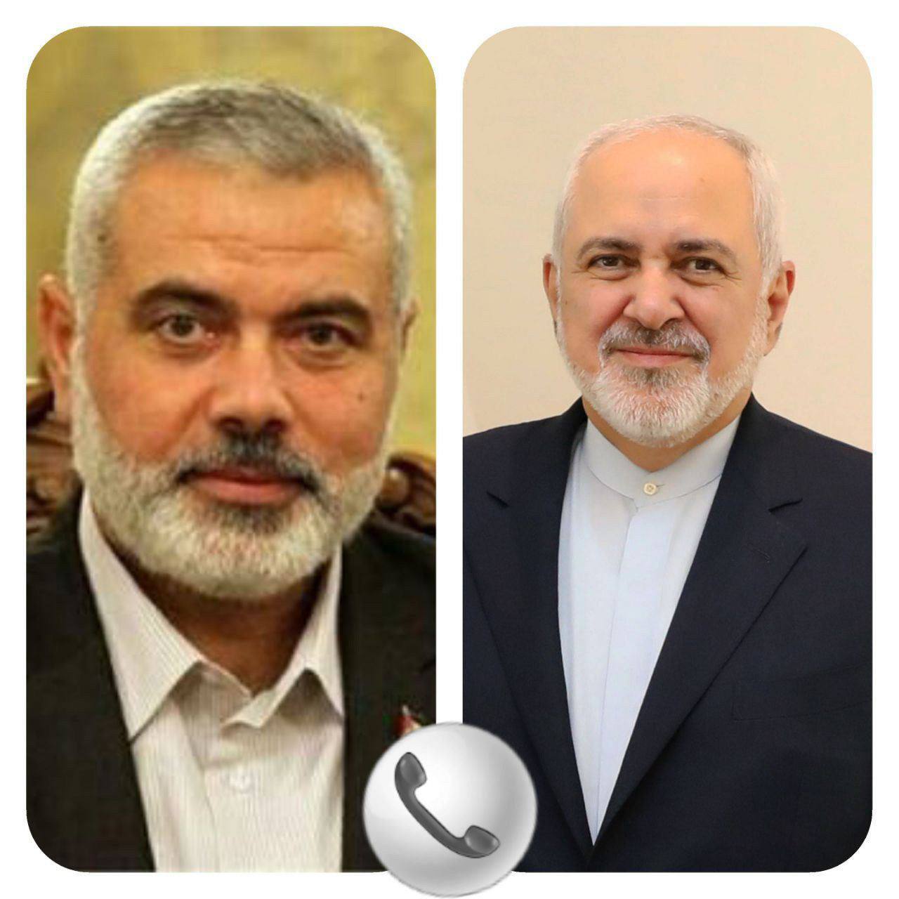 ظریف با هنیه گفت‌وگو کرد / بررسی آخرین وضعیت سرزمین‌های اشغالی و حملات رژیم صهیونیستی
