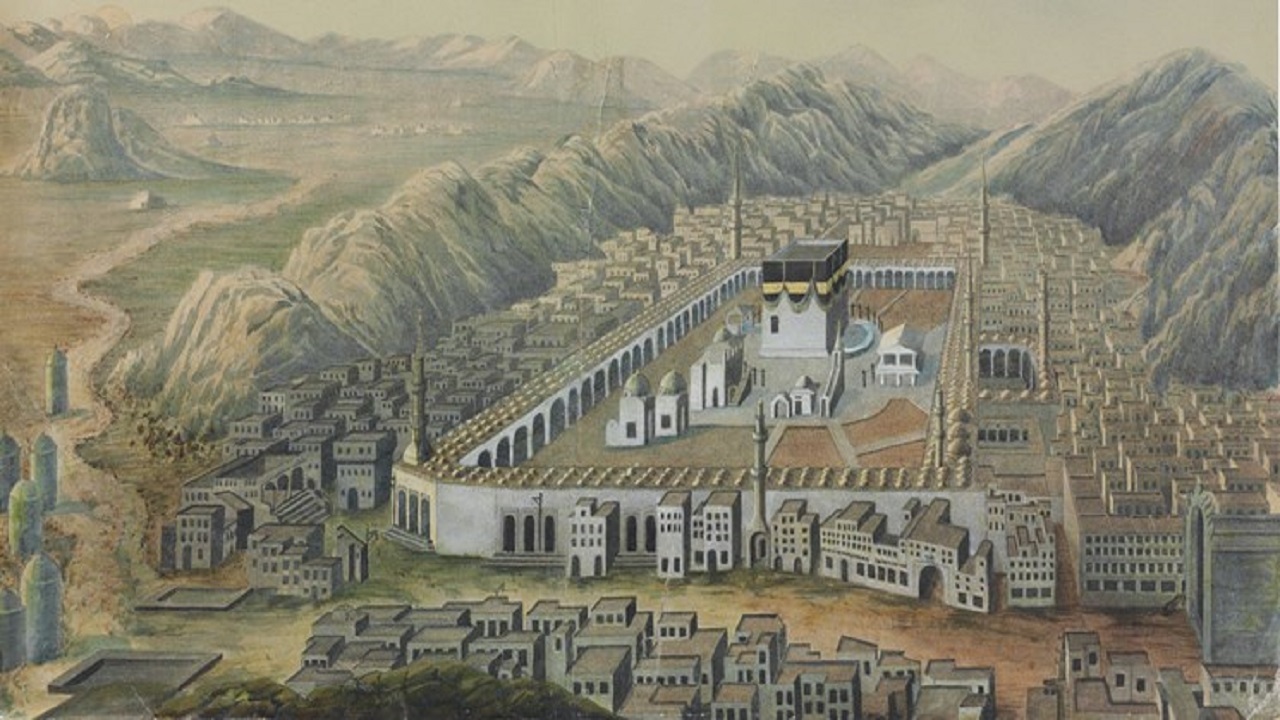 مکه ۲۳۰ سال قبل چه شکلی بود؟ + تصاویر