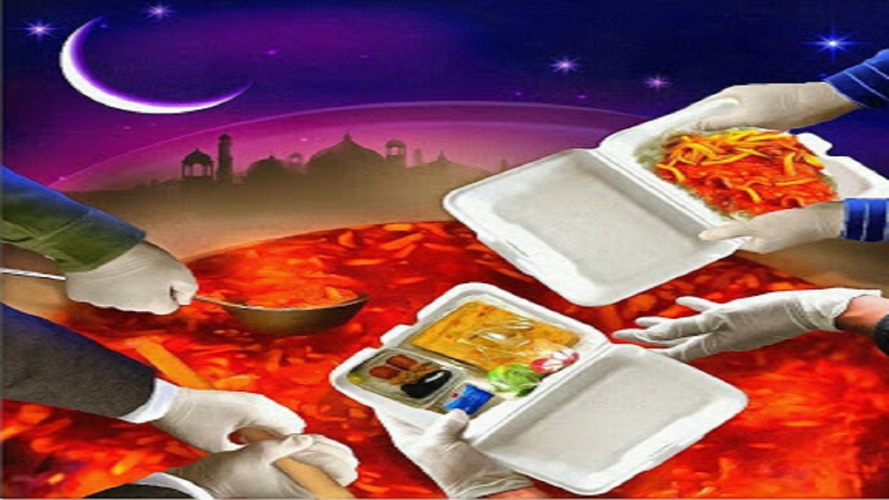 غذای گرم مهمان سفره افطار نیازمندان هفتکلی