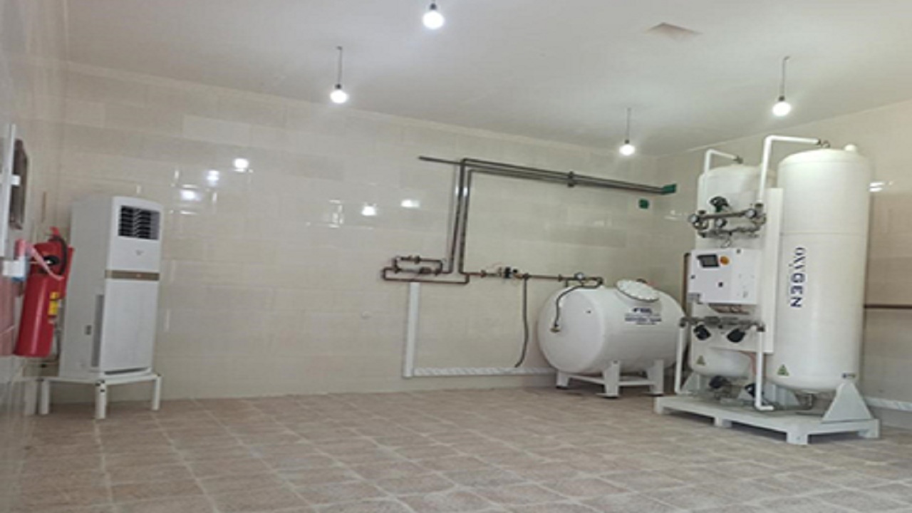 دستگاه اکسیژن ساز بیمارستان امیرالمؤمنین (ع) گناوه به بهره‌برداری رسید