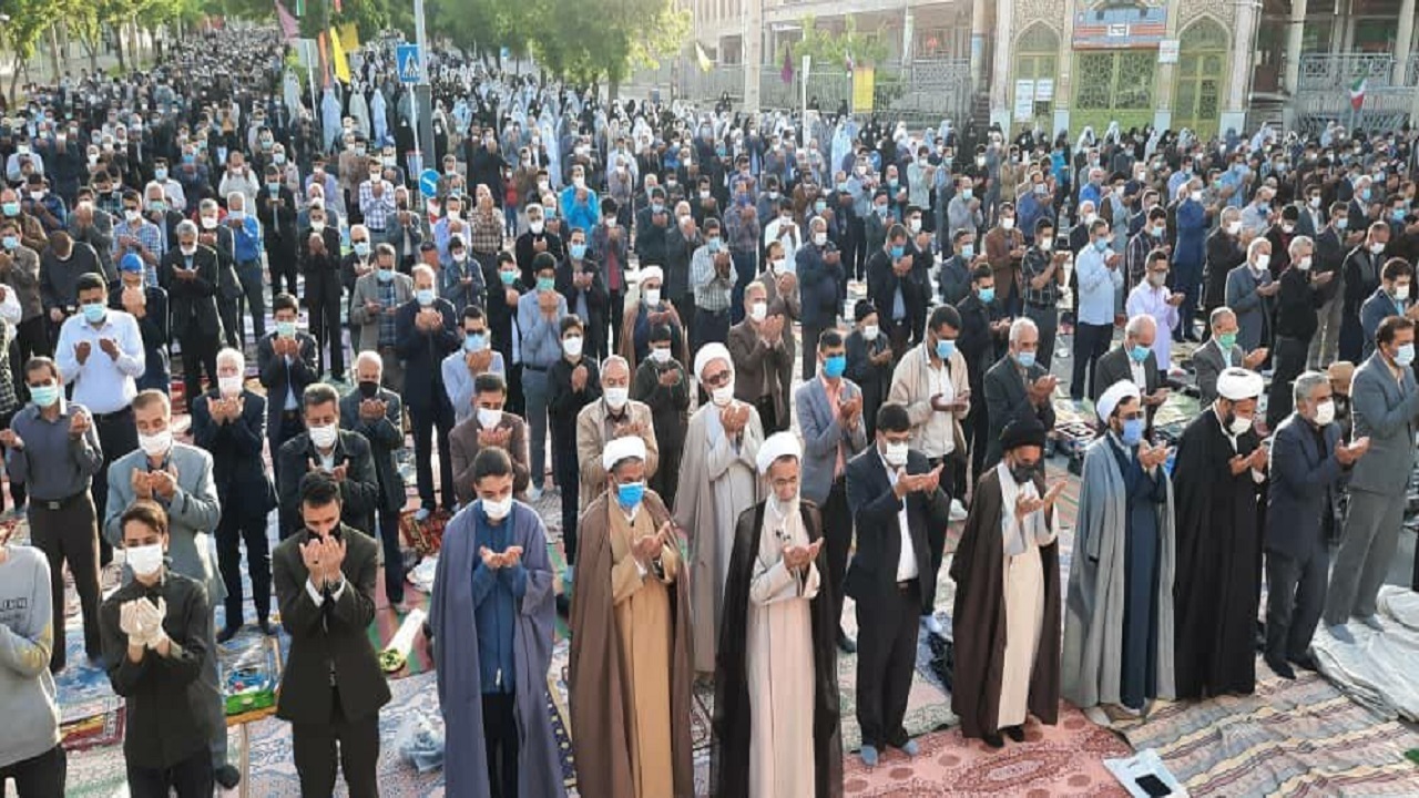 نماز عید فطر در سراسر کشور اقامه شد + فیلم و تصاویر