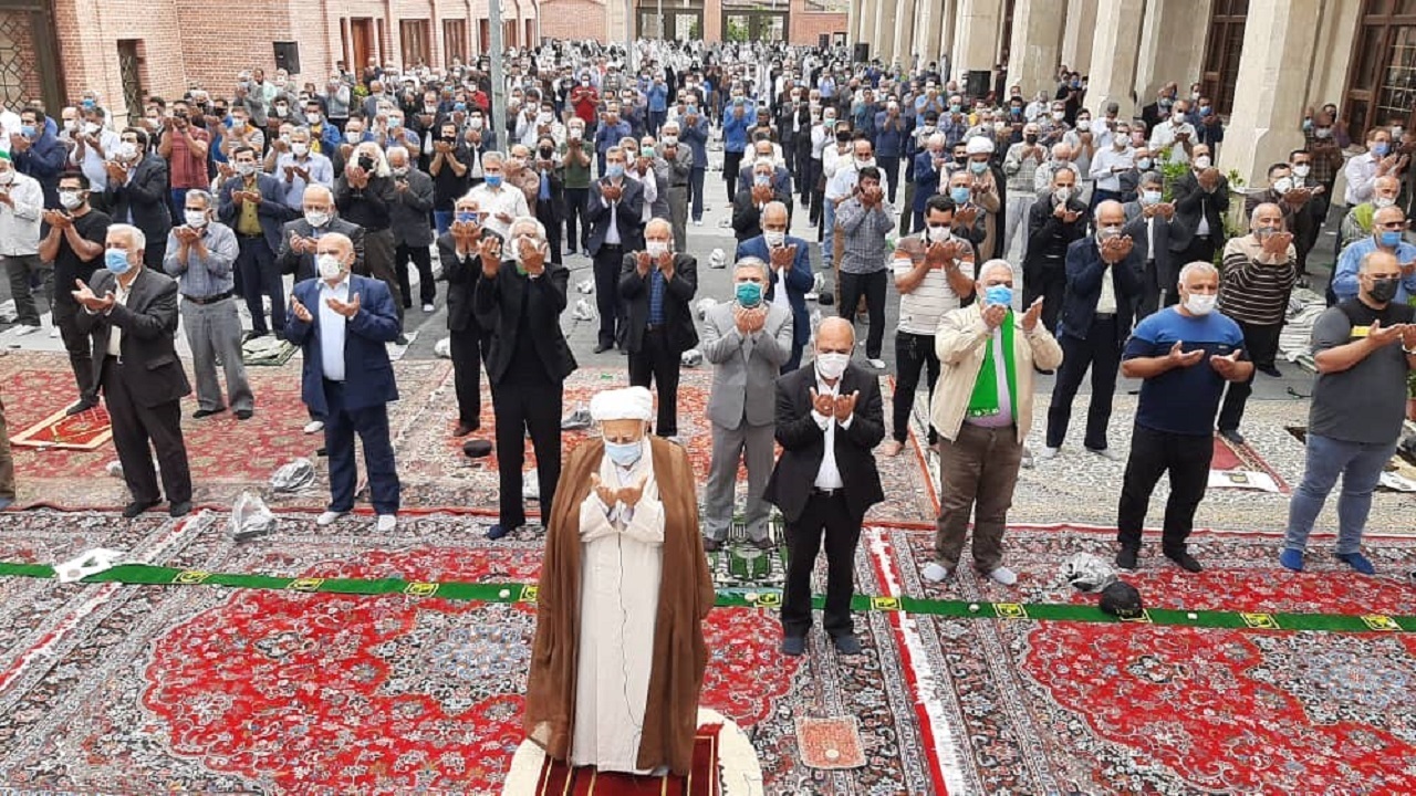 نماز عید فطر در سراسر کشور اقامه شد + فیلم و تصاویر